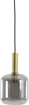 Light & Living Hanglamp Lekar - Ø16cm - Antiek Brons/Smoke