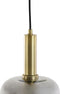 Light & Living Hanglamp Lekar - Ø16cm - Antiek Brons/Smoke