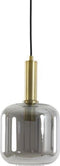 Light & Living Hanglamp Lekar - Ø16cm - Antiek Brons/Smoke