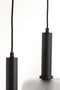 Light & Living Hanglamp Lekar - Smoke Glas - 100x22x32cm - 3L - Modern - Hanglampen Eetkamer, Slaapkamer, Woonkamer