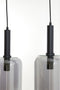 Light & Living Hanglamp Lekar - Smoke Glas - 100x22x32cm - 3L - Modern - Hanglampen Eetkamer, Slaapkamer, Woonkamer
