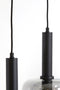 Light & Living Hanglamp Lekar - Smoke Glas - 110x22x32cm - 5L - Modern - Hanglampen Eetkamer, Slaapkamer, Woonkamer