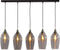 Light & Living Hanglamp Lukaro - 5-lamps - Smoke/Antiek Brons