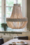 Light & Living Hanglamp Luna - Wit - Ø35,5cm - Landelijk - Hanglampen Eetkamer, Slaapkamer, Woonkamer