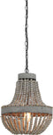 Light & Living Hanglamp Luna - Wit - Ø35,5cm - Landelijk - Hanglampen Eetkamer, Slaapkamer, Woonkamer