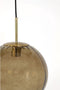Light & Living Hanglamp Magdala - Bruin Glas - Ø30cm - Modern - Hanglampen Eetkamer, Slaapkamer, Woonkamer