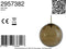 Light & Living Hanglamp Magdala - Bruin Glas - Ø40cm - Modern - Hanglampen Eetkamer, Slaapkamer, Woonkamer