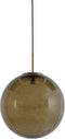 Light & Living Hanglamp Magdala - Bruin Glas - Ø40cm - Modern - Hanglampen Eetkamer, Slaapkamer, Woonkamer