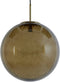 Light & Living Hanglamp Magdala - Bruin Glas - Ø40cm - Modern - Hanglampen Eetkamer, Slaapkamer, Woonkamer