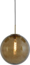 Light & Living Hanglamp Magdala - Bruin Glas - Ø48cm - Modern - Hanglampen Eetkamer, Slaapkamer, Woonkamer