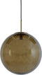 Light & Living Hanglamp Magdala - Bruin Glas - Ø48cm - Modern - Hanglampen Eetkamer, Slaapkamer, Woonkamer
