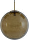 Light & Living Hanglamp Magdala - Bruin Glas - Ø48cm - Modern - Hanglampen Eetkamer, Slaapkamer, Woonkamer