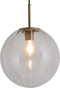 Light & Living Hanglamp Magdala - Smoke Glas - Ø40cm - Modern - Hanglampen Eetkamer, Slaapkamer, Woonkamer