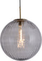 Light & Living Hanglamp Magdala - Smoke Glas- Ø48cm - Modern - Hanglampen Eetkamer, Slaapkamer, Woonkamer