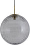 Light & Living Hanglamp Magdala - Smoke Glas- Ø48cm - Modern - Hanglampen Eetkamer, Slaapkamer, Woonkamer