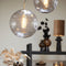 Light & Living Hanglamp Magdala - Smoke Glas- Ø48cm - Modern - Hanglampen Eetkamer, Slaapkamer, Woonkamer