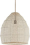 Light & Living Hanglamp Makassar - 42cm - Crème