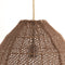 Light & Living Hanglamp Makassar - 42cm - Donkerbruin