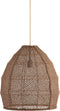 Light & Living Hanglamp Makassar - 42cm - Donkerbruin