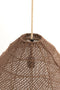 Light & Living Hanglamp Makassar - 42cm - Donkerbruin