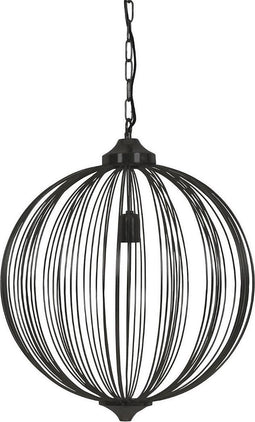 Light & Living - Hanglamp Mala - 50x50x60 - Zwart