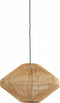 Light & Living Hanglamp Mallow - Jute - Ø50cm - Botanisch - Hanglampen Eetkamer, Slaapkamer, Woonkamer