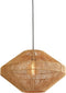 Light & Living Hanglamp Mallow - Jute - Ø60cm - Botanisch - Hanglampen Eetkamer, Slaapkamer, Woonkamer