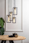 Light & Living Hanglamp Marley - Zwart - 35x32x57cm - 4L - Luxe - Hanglampen Eetkamer, Slaapkamer, Woonkamer