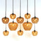 Light & Living Hanglamp Mayson - 10-Lamps - Bruin