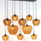 Light & Living Hanglamp Mayson - 10-Lamps - Bruin