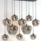 Light & Living Hanglamp Mayson - 10-Lamps - Grijs