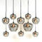 Light & Living Hanglamp Mayson - 10-Lamps - Grijs