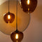 Light & Living Hanglamp Mayson - Bruin Glas - Ø23cm - Modern - Hanglampen Eetkamer, Slaapkamer, Woonkamer
