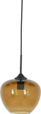 Light & Living Hanglamp Mayson - Bruin Glas - Ø30cm - Modern - Hanglampen Eetkamer, Slaapkamer, Woonkamer