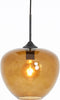 Light & Living Hanglamp Mayson - Bruin Glas - Ø30cm - Modern - Hanglampen Eetkamer, Slaapkamer, Woonkamer