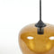 Light & Living Hanglamp Mayson - Bruin Glas - Ø30cm - Modern - Hanglampen Eetkamer, Slaapkamer, Woonkamer