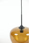 Light & Living Hanglamp Mayson - Bruin Glas - Ø30cm - Modern - Hanglampen Eetkamer, Slaapkamer, Woonkamer