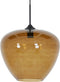 Light & Living Hanglamp Mayson - Bruin Glas - Ø40cm - Modern - Hanglampen Eetkamer, Slaapkamer, Woonkamer