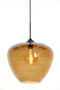 Light & Living Hanglamp Mayson - Bruin Glas - Ø40cm - Modern - Hanglampen Eetkamer, Slaapkamer, Woonkamer