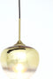 Light & Living Hanglamp Mayson - Glas Goud - Ø23cm - Modern - Hanglampen Eetkamer, Slaapkamer, Woonkamer