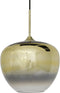 Light & Living Hanglamp Mayson - Glas Goud - Ø30cm - Modern - Hanglampen Eetkamer, Slaapkamer, Woonkamer