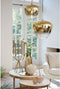Light & Living Hanglamp Mayson - Glas Goud - Ø30cm - Modern - Hanglampen Eetkamer, Slaapkamer, Woonkamer