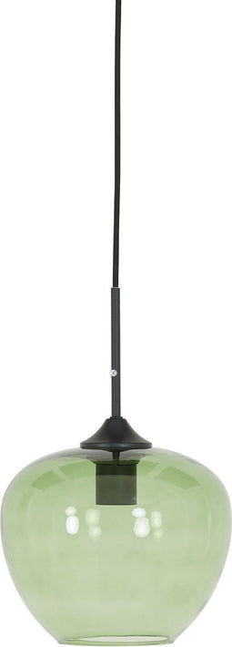 Light & Living Hanglamp Mayson - Glas Groen - Ø23cm - Modern - Hanglampen Eetkamer, Slaapkamer, Woonkamer