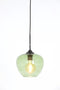 Light & Living Hanglamp Mayson - Glas Groen - Ø23cm - Modern - Hanglampen Eetkamer, Slaapkamer, Woonkamer