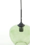 Light & Living Hanglamp Mayson - Glas Groen - Ø23cm - Modern - Hanglampen Eetkamer, Slaapkamer, Woonkamer
