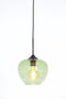 Light & Living Hanglamp Mayson - Glas Groen - Ø23cm - Modern - Hanglampen Eetkamer, Slaapkamer, Woonkamer