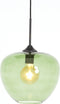 Light & Living Hanglamp Mayson - Glas Groen - Ø30cm - Modern - Hanglampen Eetkamer, Slaapkamer, Woonkamer