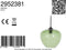 Light & Living Hanglamp Mayson - Glas Groen - Ø30cm - Modern - Hanglampen Eetkamer, Slaapkamer, Woonkamer