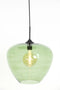 Light & Living Hanglamp Mayson - Glas Groen - Ø40cm - Modern - Hanglampen Eetkamer, Slaapkamer, Woonkamer