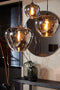 Light & Living Hanglamp Mayson - Smoke Glas - Ø40cm - Modern - Hanglampen Eetkamer, Slaapkamer, Woonkamer